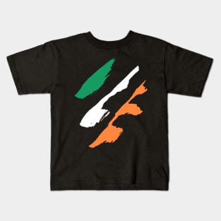 Ireland Style Flag Kids T-Shirt